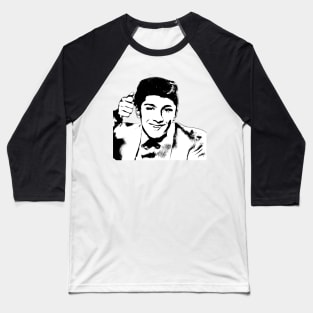 Paul Anka BW Fan Art Baseball T-Shirt